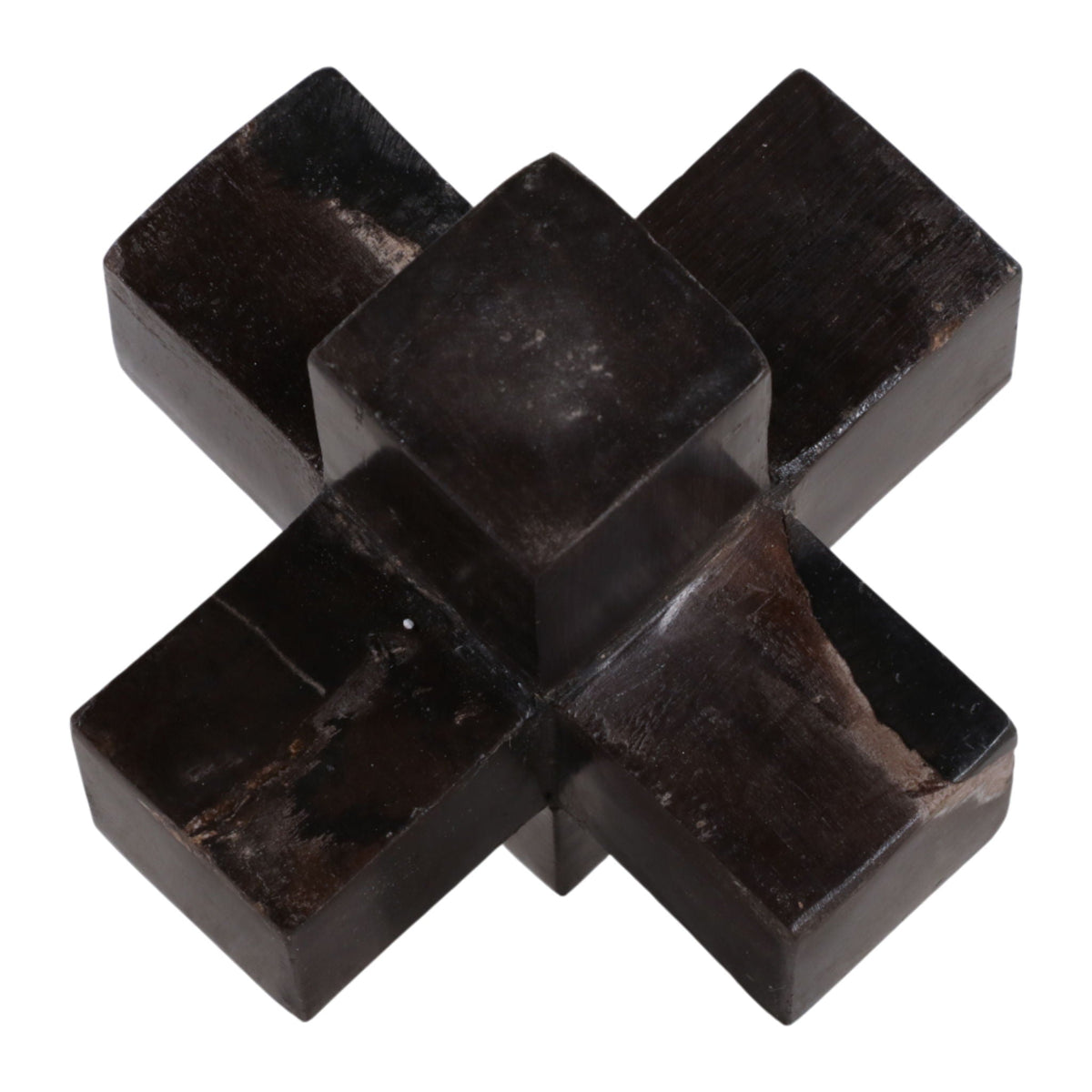 5" Petrified Wood Jack - Black