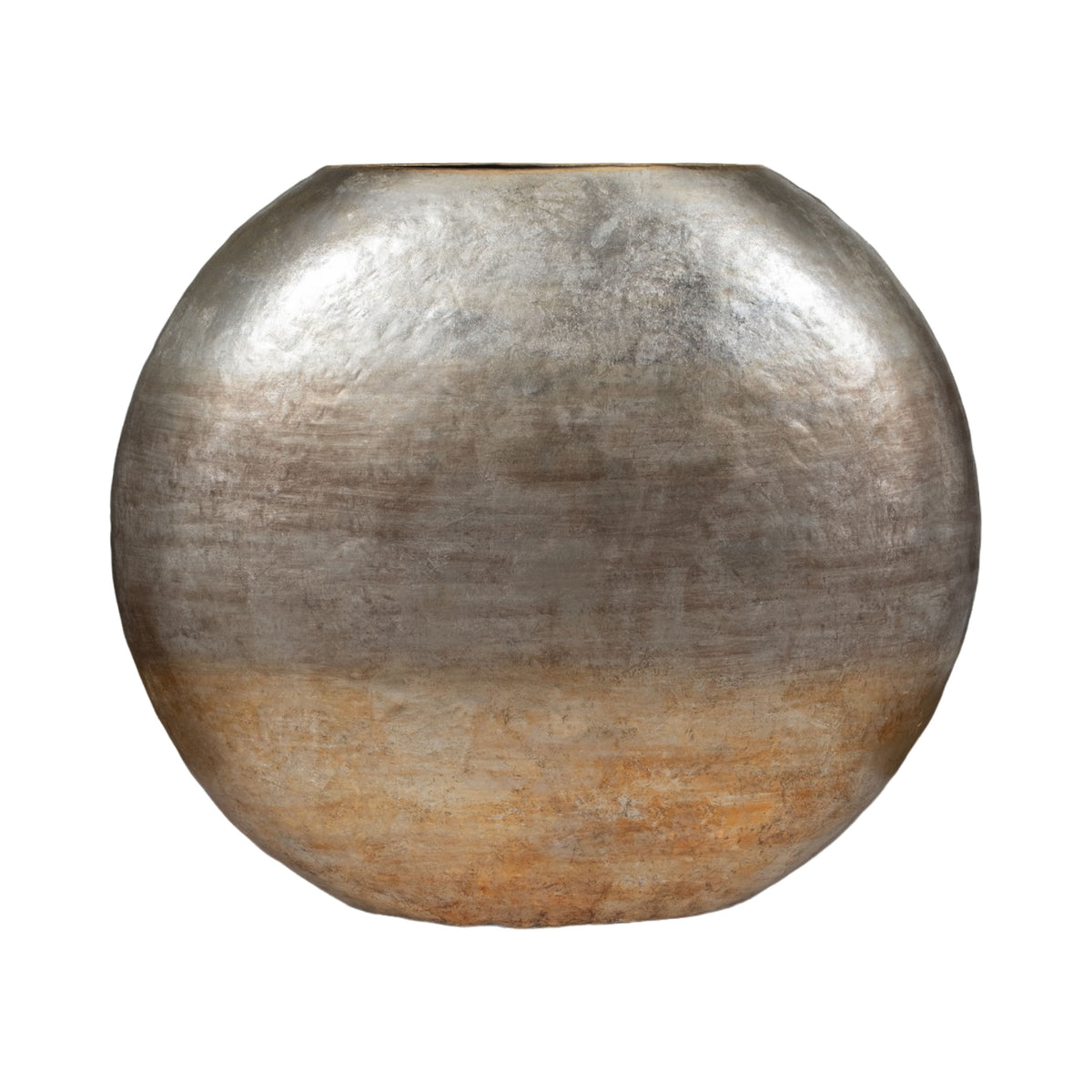 63" Oversized Round Metallic Ombre Vase - Multi