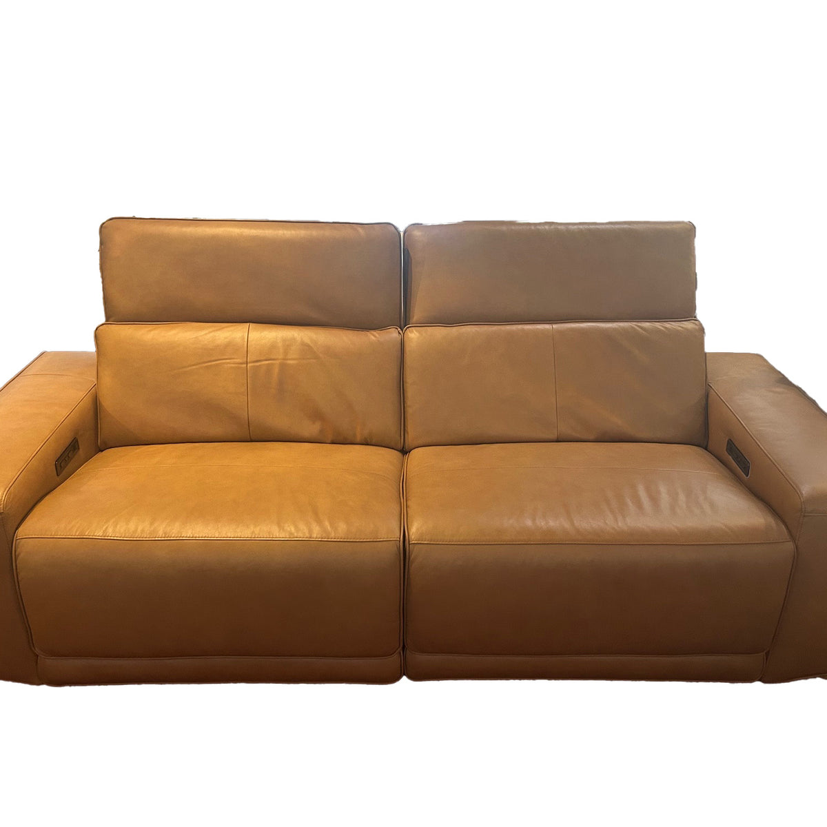 Leather Reclining Sofa