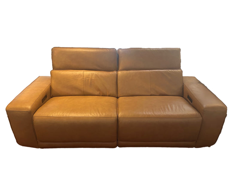 Leather Reclining Sofa