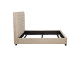 300007F Chloe Upholstered Full Panel Bed Oatmeal
