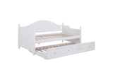 Julie Ann Wood Twin Daybed with Trundle White