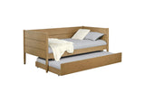 300685 Calinda Wood Twin Daybed With Trundle Natural