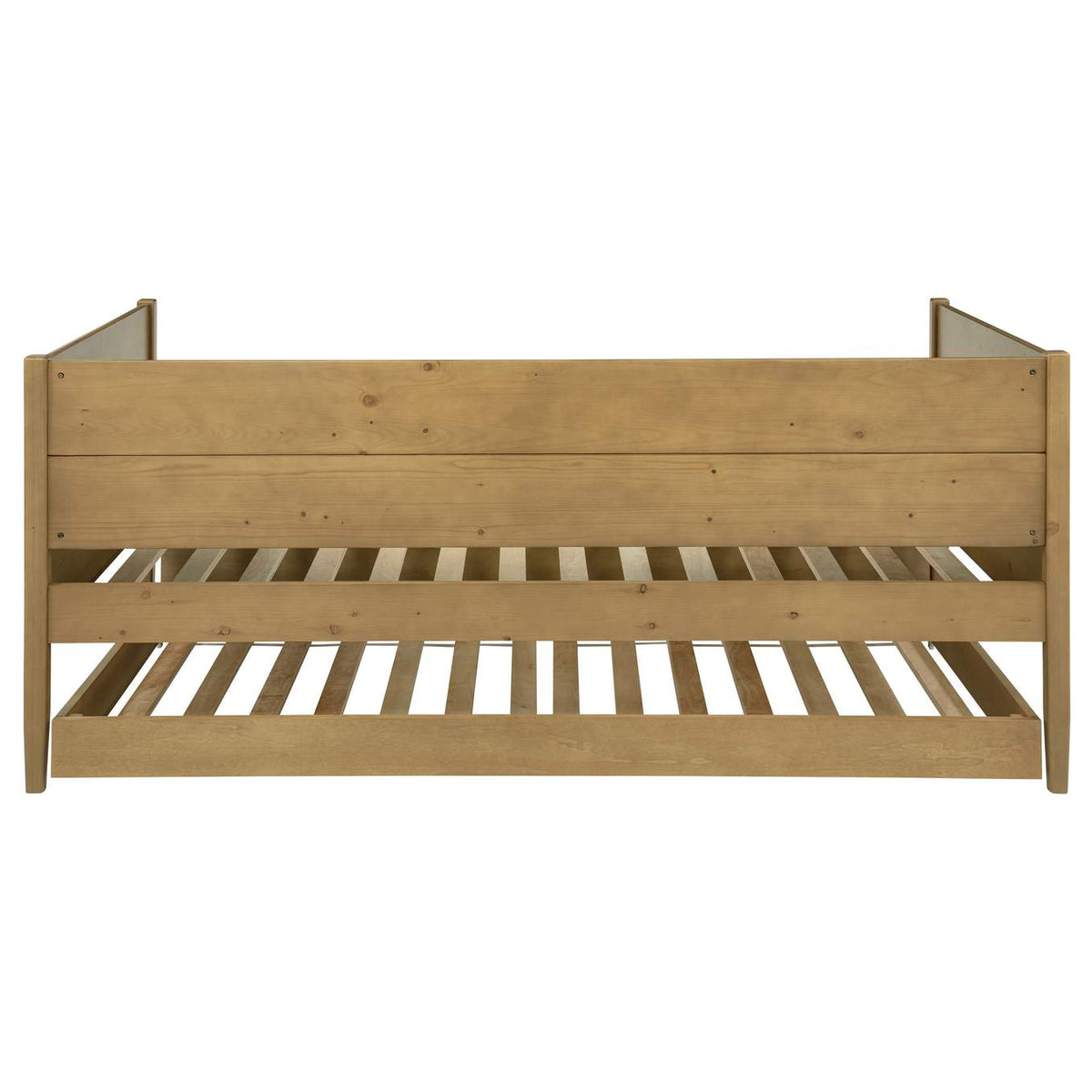 300685 Calinda Wood Twin Daybed With Trundle Natural