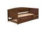 300686 Bozeman Wood Twin Daybed With Trundle Medium Walnut