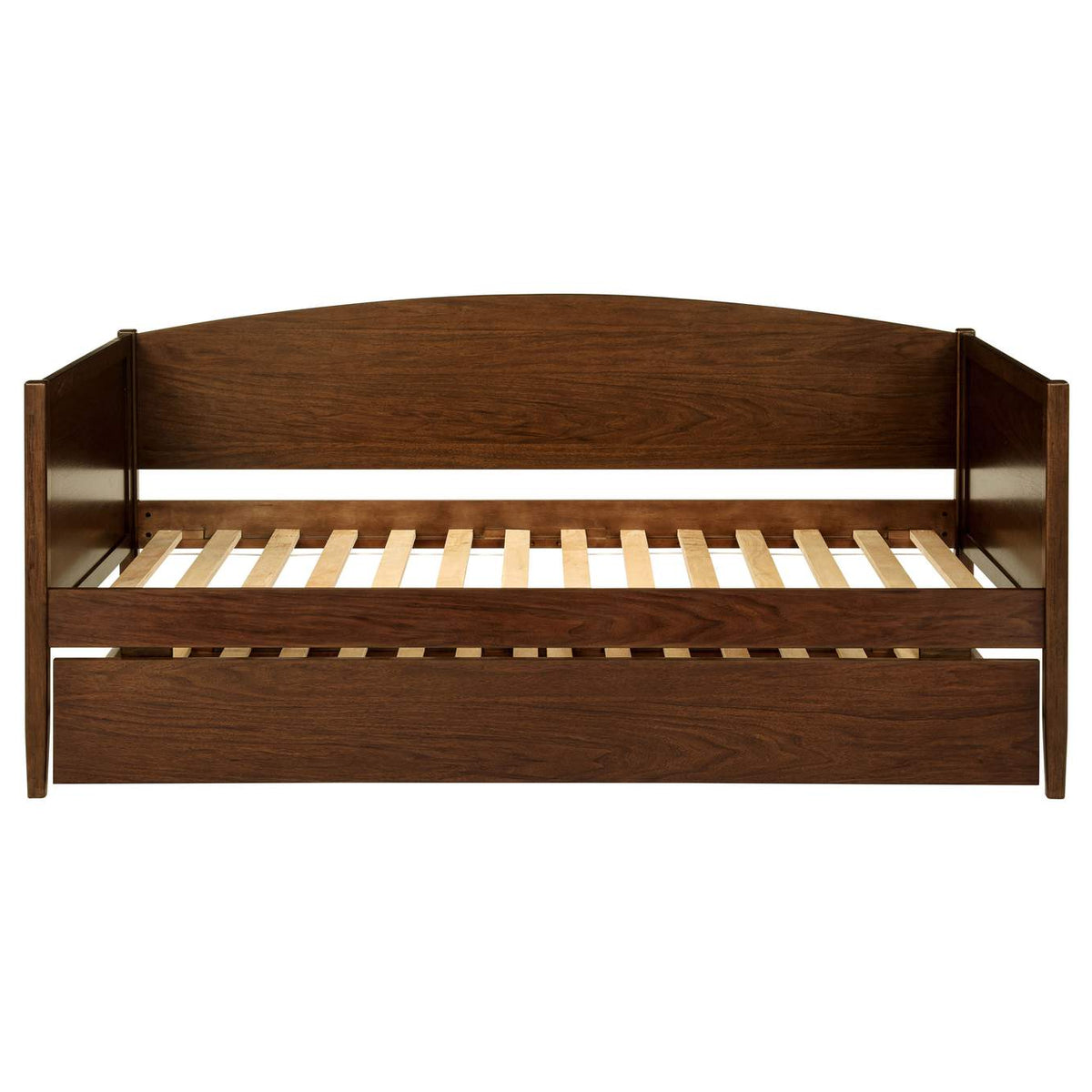 300686 Bozeman Wood Twin Daybed With Trundle Medium Walnut