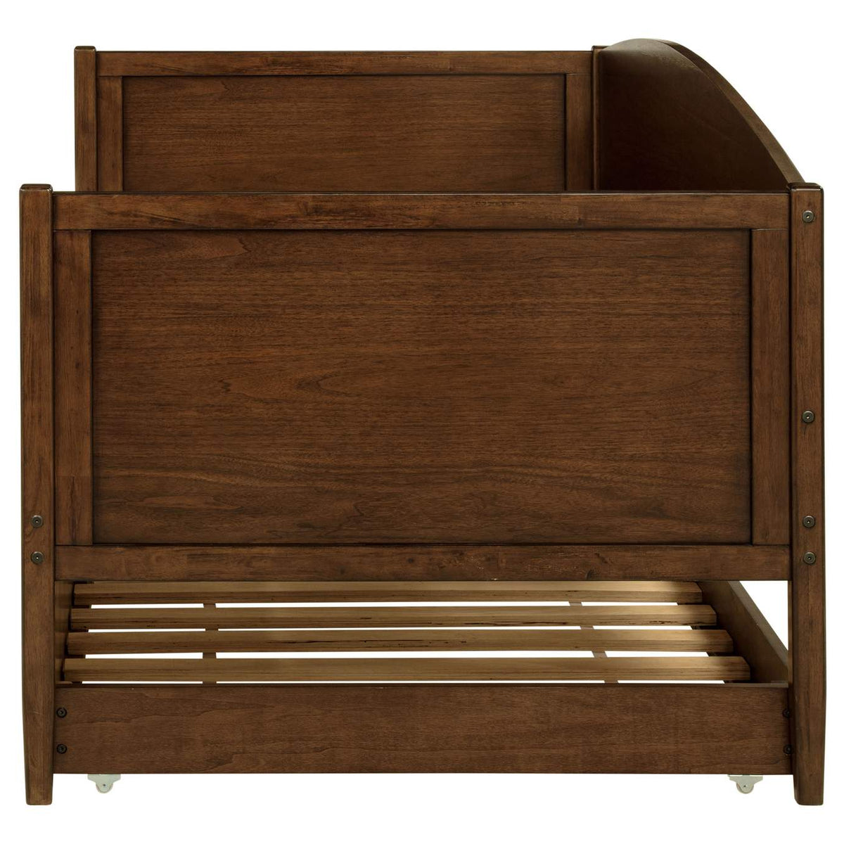 300686 Bozeman Wood Twin Daybed With Trundle Medium Walnut