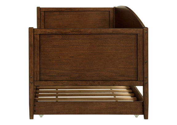 300686 Bozeman Wood Twin Daybed With Trundle Medium Walnut