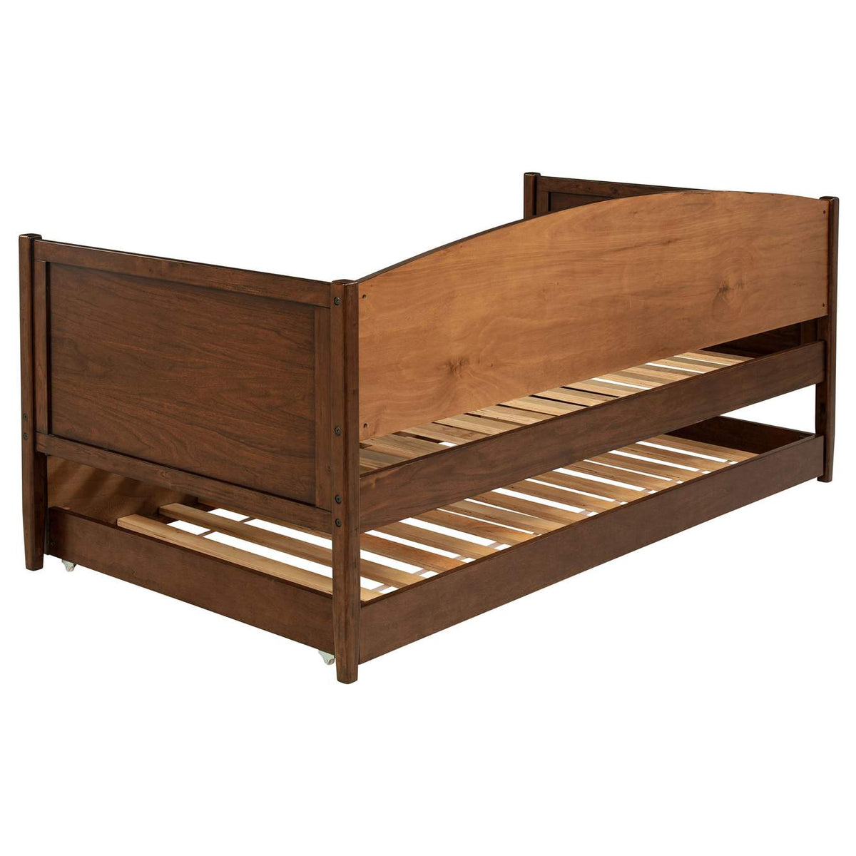 300686 Bozeman Wood Twin Daybed With Trundle Medium Walnut