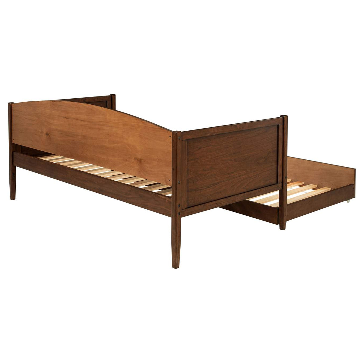 300686 Bozeman Wood Twin Daybed With Trundle Medium Walnut