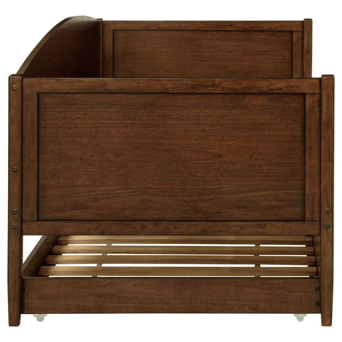 300686 Bozeman Wood Twin Daybed With Trundle Medium Walnut