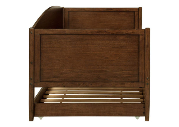 300686 Bozeman Wood Twin Daybed With Trundle Medium Walnut