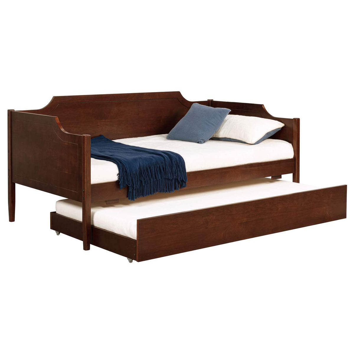 300687 Redding Wood Twin Daybed With Trundle Cherry