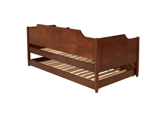 300687 Redding Wood Twin Daybed With Trundle Cherry
