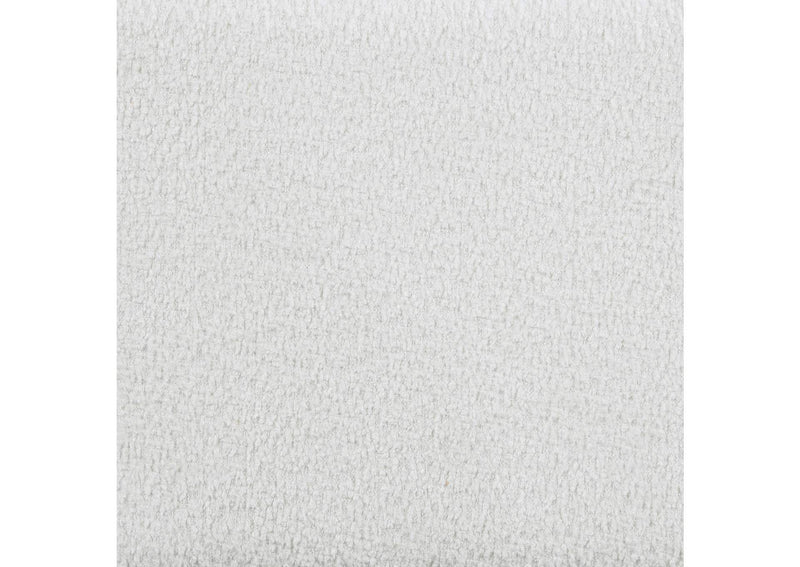 300716 Patricia Boucle Upholstered Twin Day Bed with Trundle White