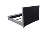 300719KE Patricia 58-inch Boucle Upholstered Eastern King Bed Grey