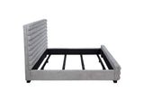 300719KE Patricia 58-inch Boucle Upholstered Eastern King Bed Grey