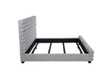300719KW Patricia 58-inch Boucle Upholstered California King Bed Grey