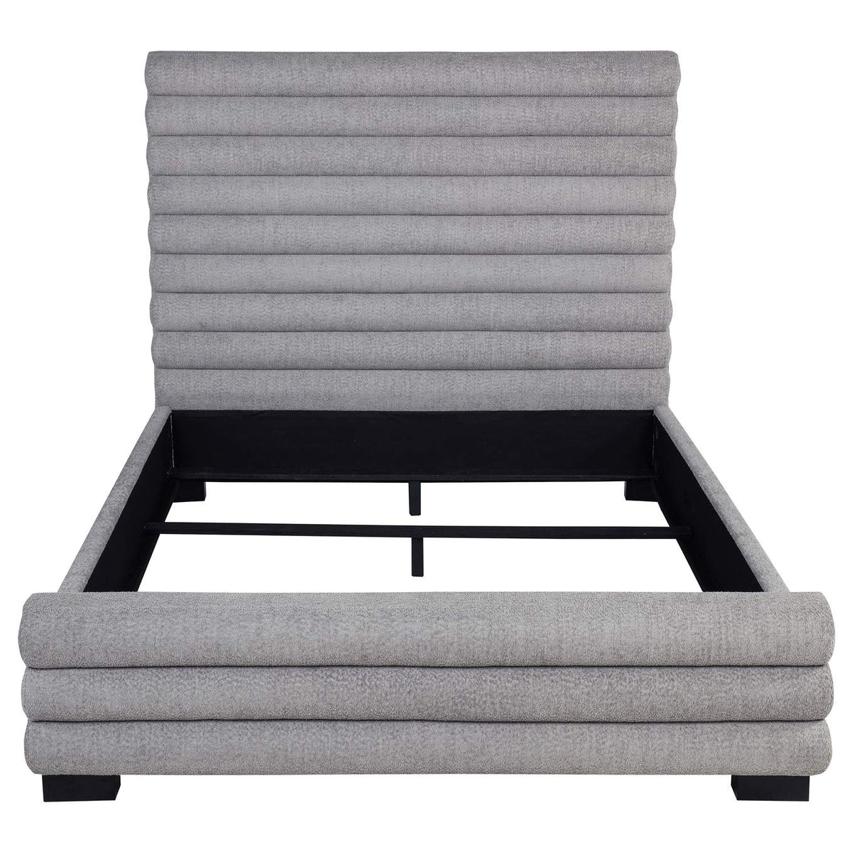 300719Q Patricia 58-inch Boucle Upholstered Queen Bed Grey