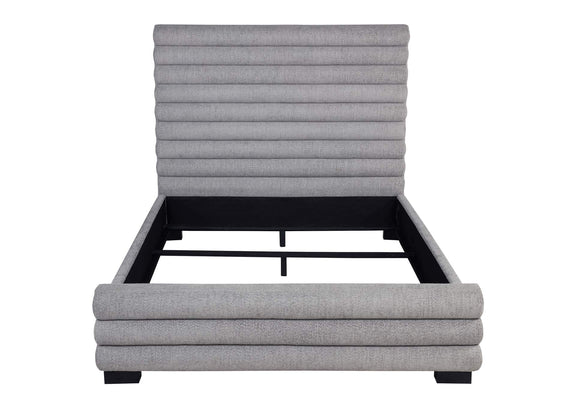 300719Q Patricia 58-inch Boucle Upholstered Queen Bed Grey