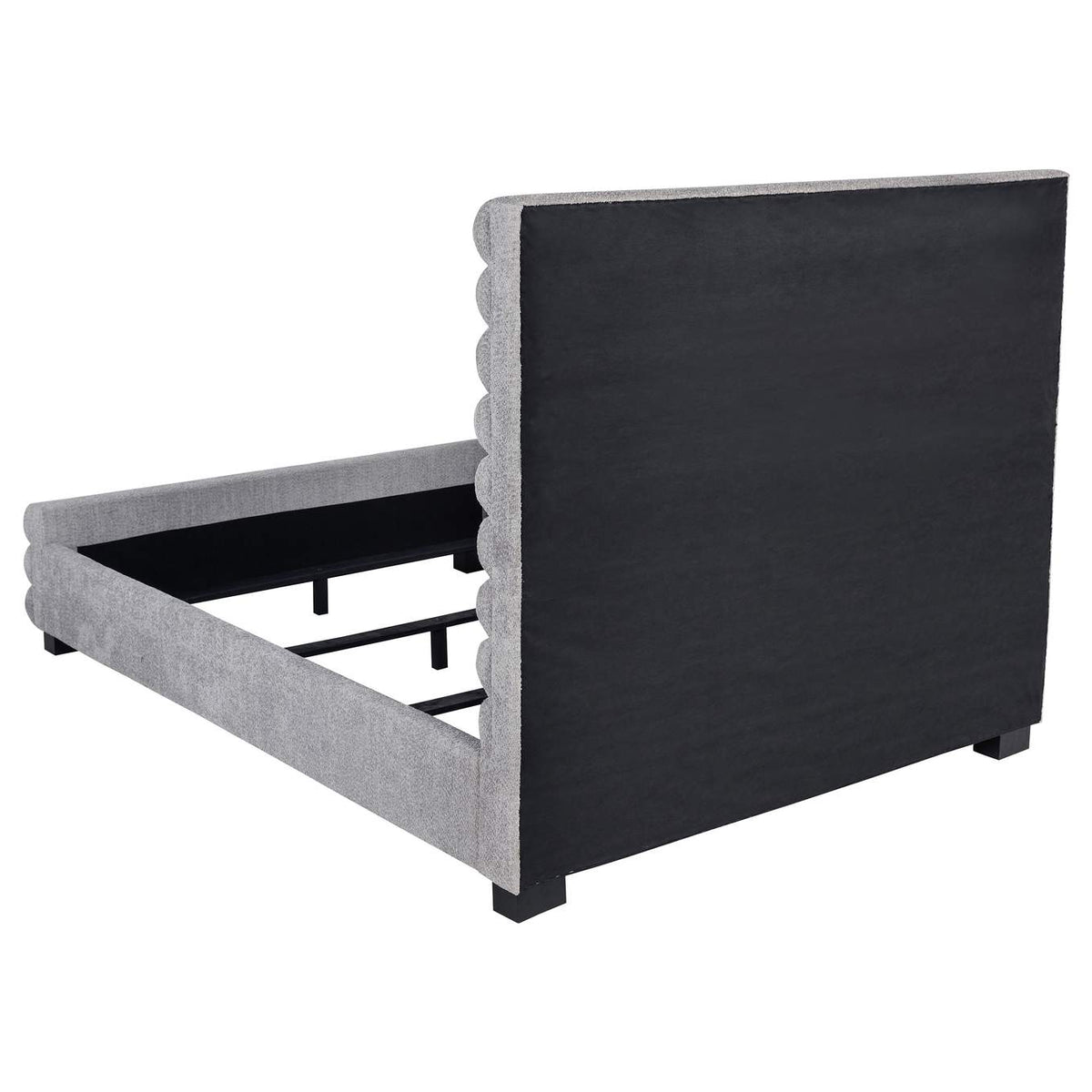 300719Q Patricia 58-inch Boucle Upholstered Queen Bed Grey