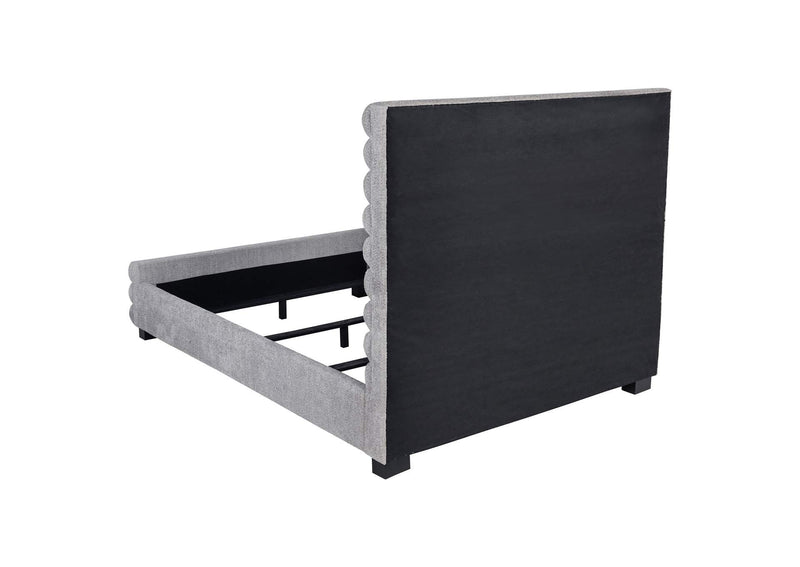 300719Q Patricia 58-inch Boucle Upholstered Queen Bed Grey