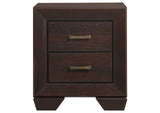 300762KW-S4 Dorian 4-piece California King Bedroom Set Dark Cocoa