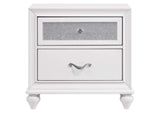 300843KE-S4 Barzini 4-piece Eastern King Bedroom Set White