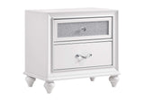 300843Q-S4 Barzini 4-piece Queen Bedroom Set White