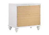 300843Q-S4 Barzini 4-piece Queen Bedroom Set White