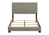 300851F Dorian Fabric Upholstered Full Panel Bed Taupe