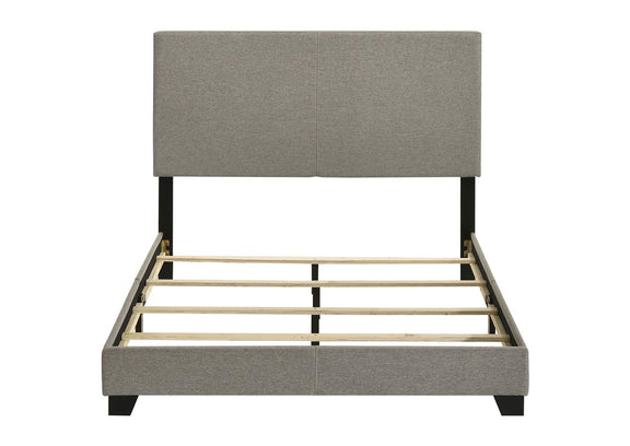 300851F Dorian Fabric Upholstered Full Panel Bed Taupe