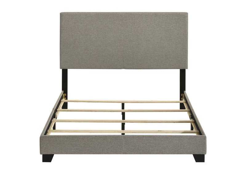 300851F Dorian Fabric Upholstered Full Panel Bed Taupe