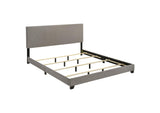 300851KE Dorian Fabric Upholstered Eastern King Panel Bed Taupe