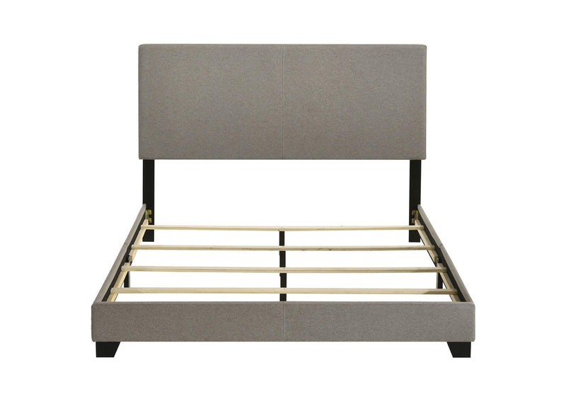 300851Q Dorian Fabric Upholstered Queen Panel Bed Taupe