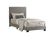 300851T Dorian Fabric Upholstered Twin Panel Bed Taupe