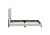 300852T Dorian Fabric Upholstered Twin Panel Bed Cream