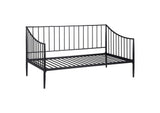 301056 Newbury Metal Twin Daybed Bed Frame Matte Black