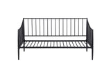 301056 Newbury Metal Twin Daybed Bed Frame Matte Black