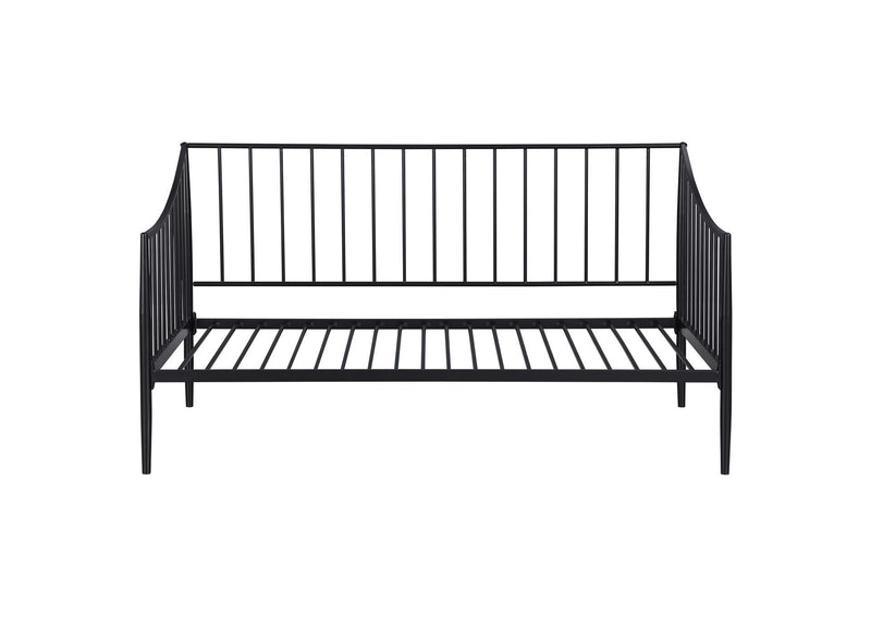 301056 Newbury Metal Twin Daybed Bed Frame Matte Black