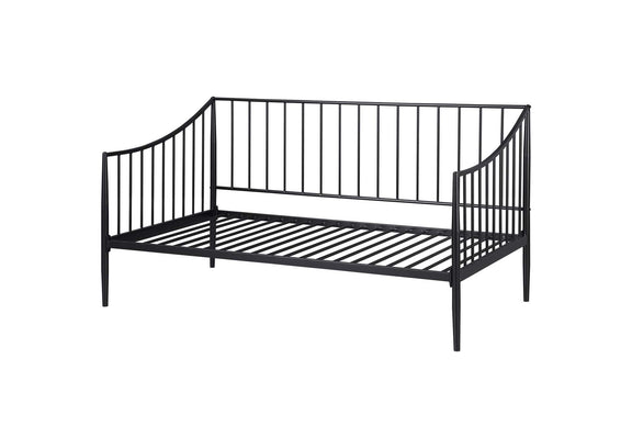 301056 Newbury Metal Twin Daybed Bed Frame Matte Black