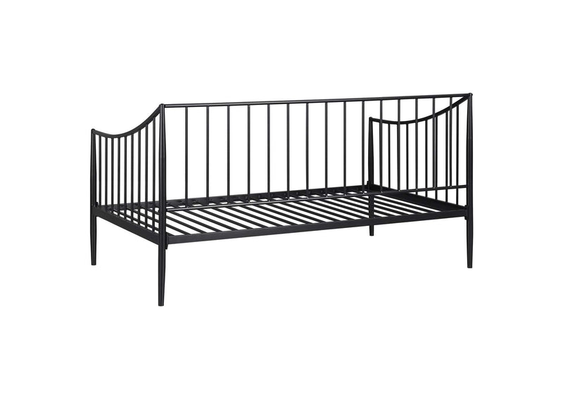 301056 Newbury Metal Twin Daybed Bed Frame Matte Black