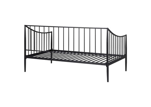 301056 Newbury Metal Twin Daybed Bed Frame Matte Black