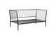 301057 Richland Metal Twin Daybed Bed Frame Matte Black