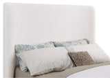 302046Q Nala Queen Bouclé Upholstered Platform Bed Cream