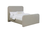 302052Q Wren Upholstered Queen Panel Bed Grey