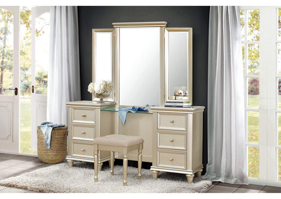 1928-14 Celandine Dressing Table Stool