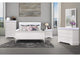 CHARLIE-WHITE-FBG CHARLIE WHITE FULL BED GROUP WITH LED