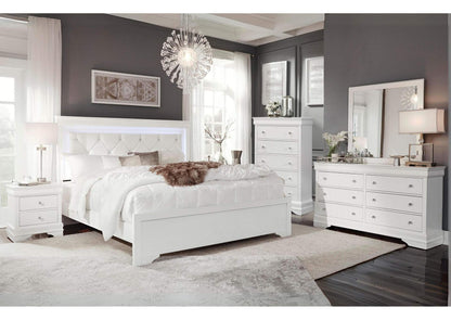 POMPEI-METALLIC_WHITE-FB-1_BOX-ECOM POMPEI METALLIC WHITE FULL BED IN A BOX