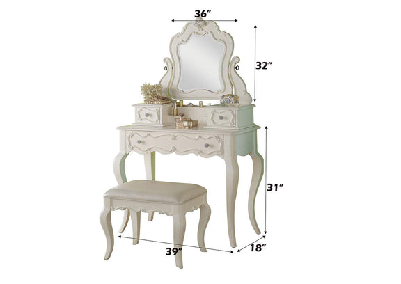 30516 Edalene Vanity Desk with Mirror